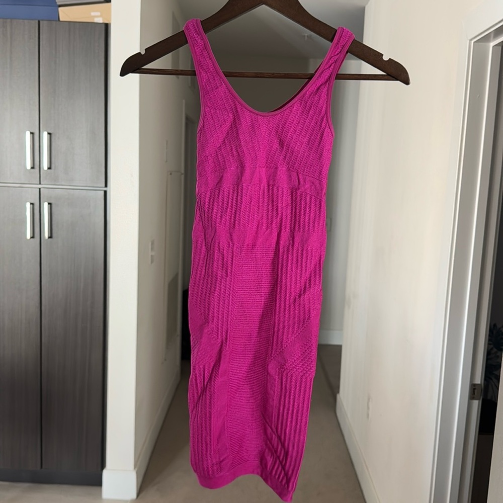 Arden B hot pink mini dress
